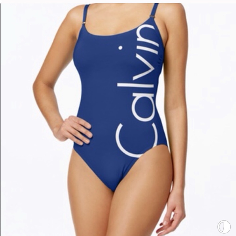 Blue Calvin Klein Bathing Suit